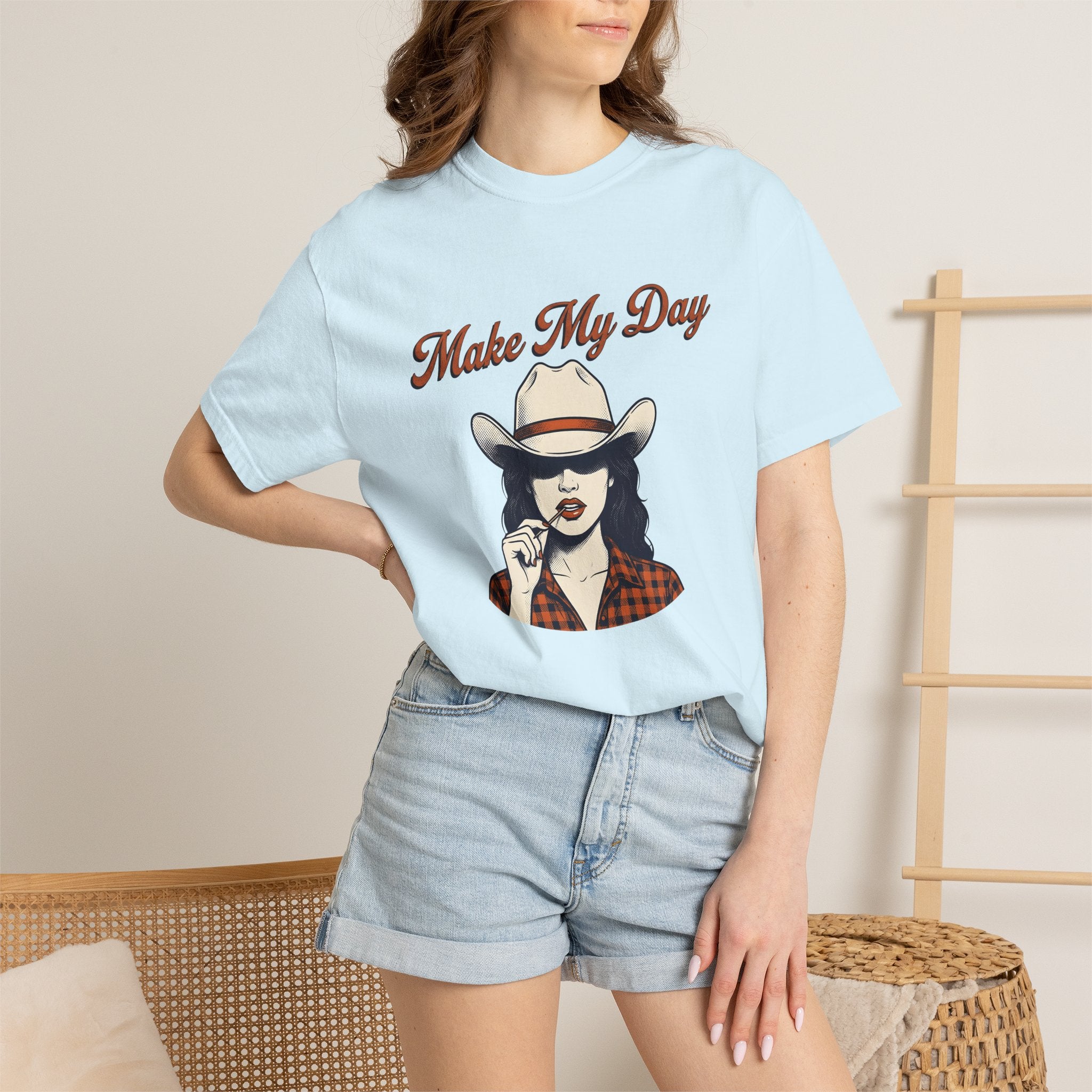 Cowgirl Print Shirt Cowgirl Cowboy Gift Women Distressed Tee Western Tee Rodeo Fan Vintage Tshirt Cowboy Graphic Classic Western Hat Tshirt