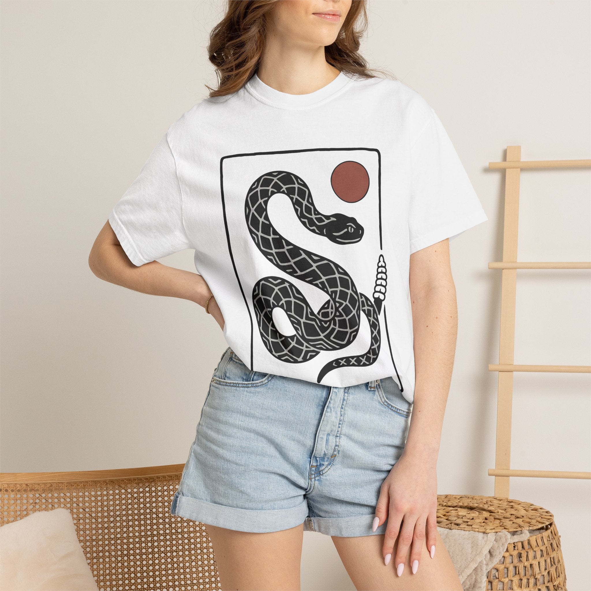 Rattlesnake Print Shirt Cowgirl Scrubland Gift Women Country Tee Rattlesnake T-Shirt Rodeo Fan Western Tshirt Prairie Graphic Outline