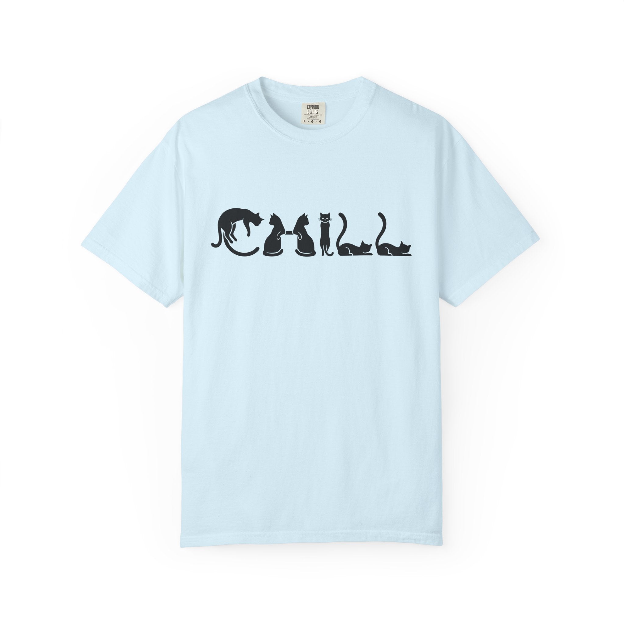 Black Feline Shirt Cat Wildlife Gift Women Basic Tee Cat T-Shirt Cat Fan Kitten Tshirt Wildlife Graphic Tshirt Current Outline Tshirt