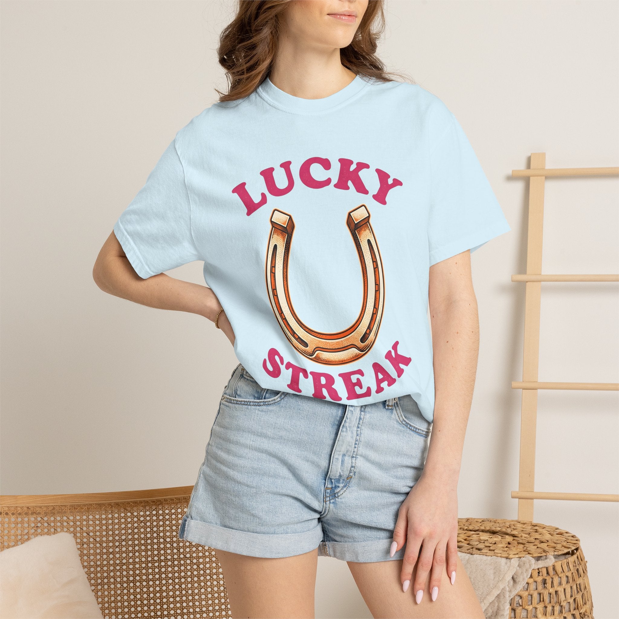 Horseshoe Shirt Cowgirl Western Gift Women Distressed Tee Horseshoe T-Shirt Rodeo Fan Vintage Tshirt Country Graphic Nostalgic Rodeo Tshirt