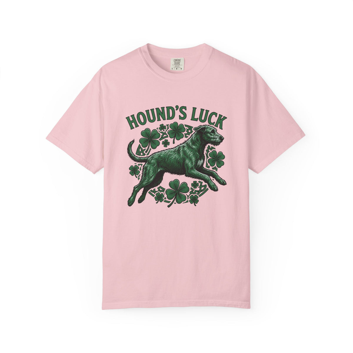 Irish Wolfhound Dog Shirt St Patrick's Day Dog Unisex Gift Vintage Tee Wolfhound