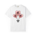 Heart Balloons Shirt Cute Art Gift Women Watercolor Tee Balloon Bouquet T-Shirt Kawaii Fan Watercolour Tshirt Artistic Graphic Hand Drawn