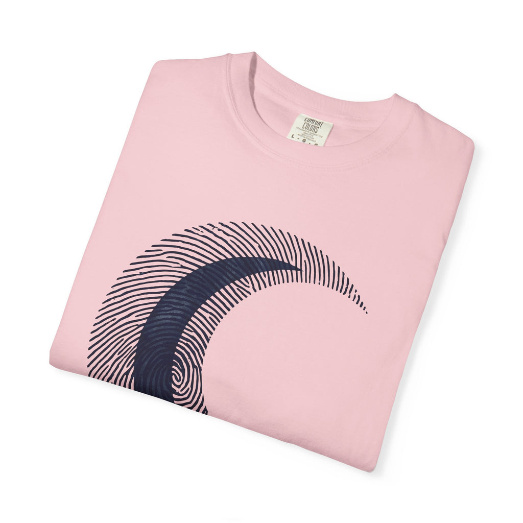 Moon Crescent Shirt St. Valentine's Day Zodiac Gift Women Modern Tee Lunar T-Shirt Valentine Fan Contemporary Tshirt Astrology Graphic