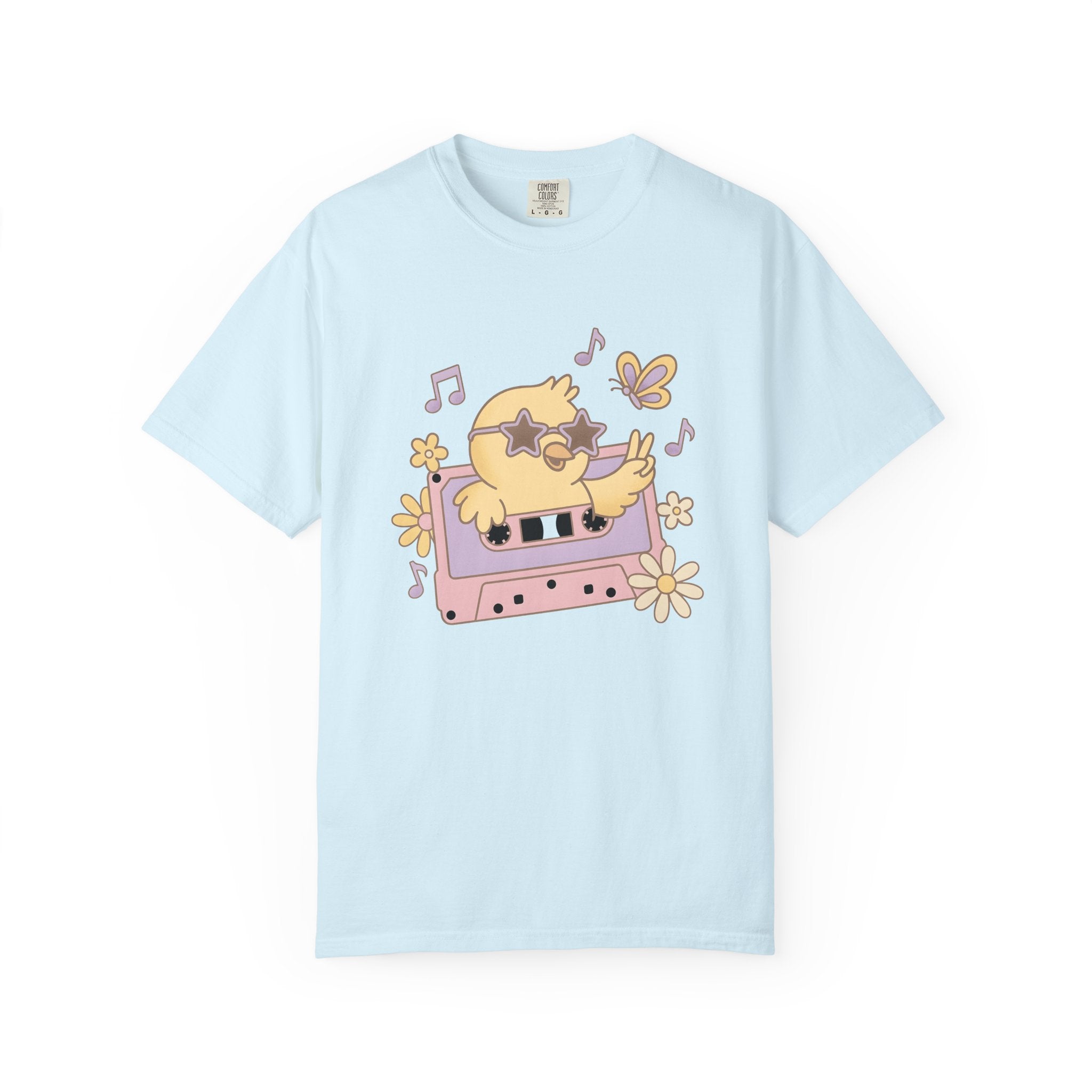Baby Chick Tape Shirt Easter Nature Gift Women Sweet Tee Chick Tape T-Shirt Easter Fan Hatching Graphic Old School Bloom Tshirt
