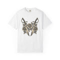 Stiletto Flower Shirt Floral Spooky Gift Women Sketch Tee High Heel Flower T-Shirt Florist Fan Drawing Graphic Tshirt Old School Bouquet