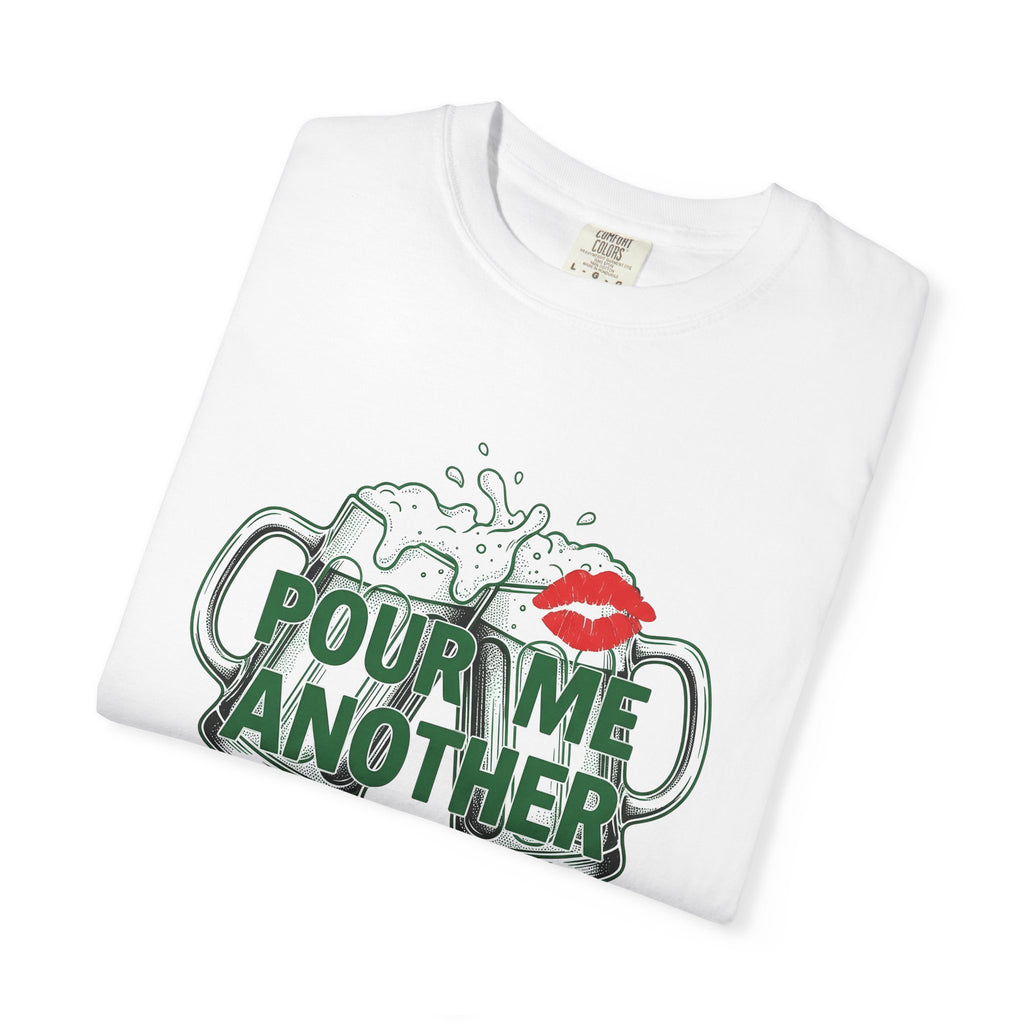 Beer Cups Shirt St Patrick's Day Liquids Gift Women Throwback Tee Pint Glass T-Shirt Shamrock Fan Vintage Tshirt Beverage Graphic Doodle