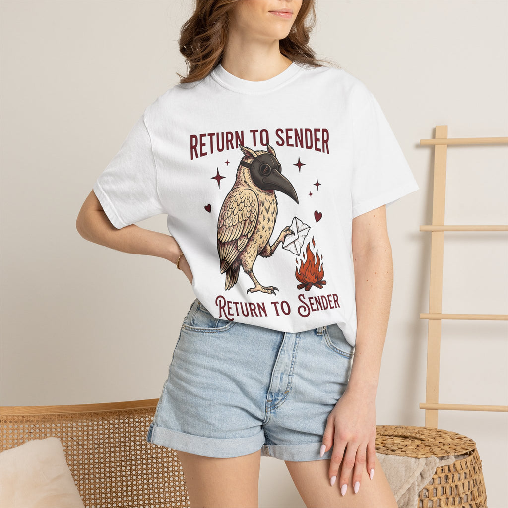 Plague Doctor Bird Shirt St. Valentine's Day Gothic Gift Women Tattoo Tee Beakbird T-Shirt Valentine Fan Traditional Tshirt Dark Graphic