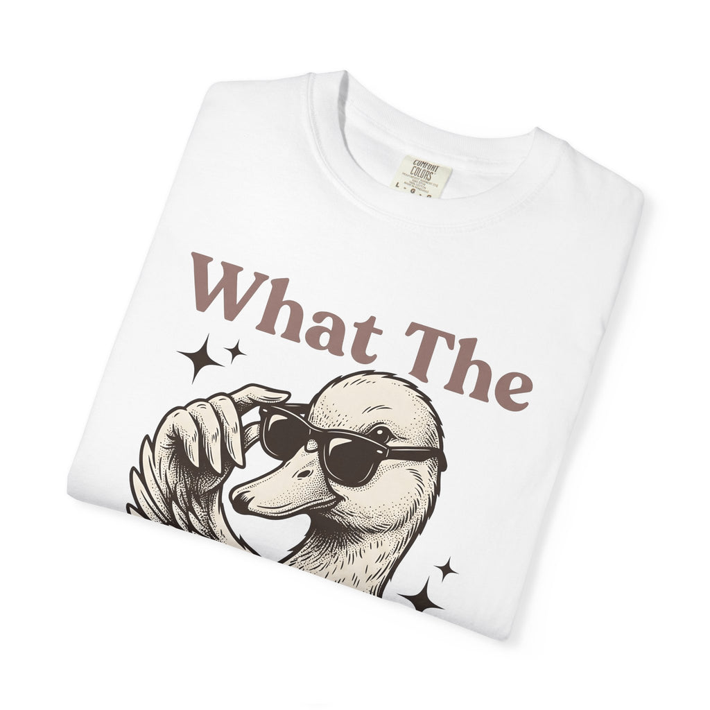 Duck Sunglasses Shirt Funny Critter Gift Women Line Art Tee Duck T-Shirt Humor Fan Minimalist Tshirt Animal Graphic Pop Art Star Symbols