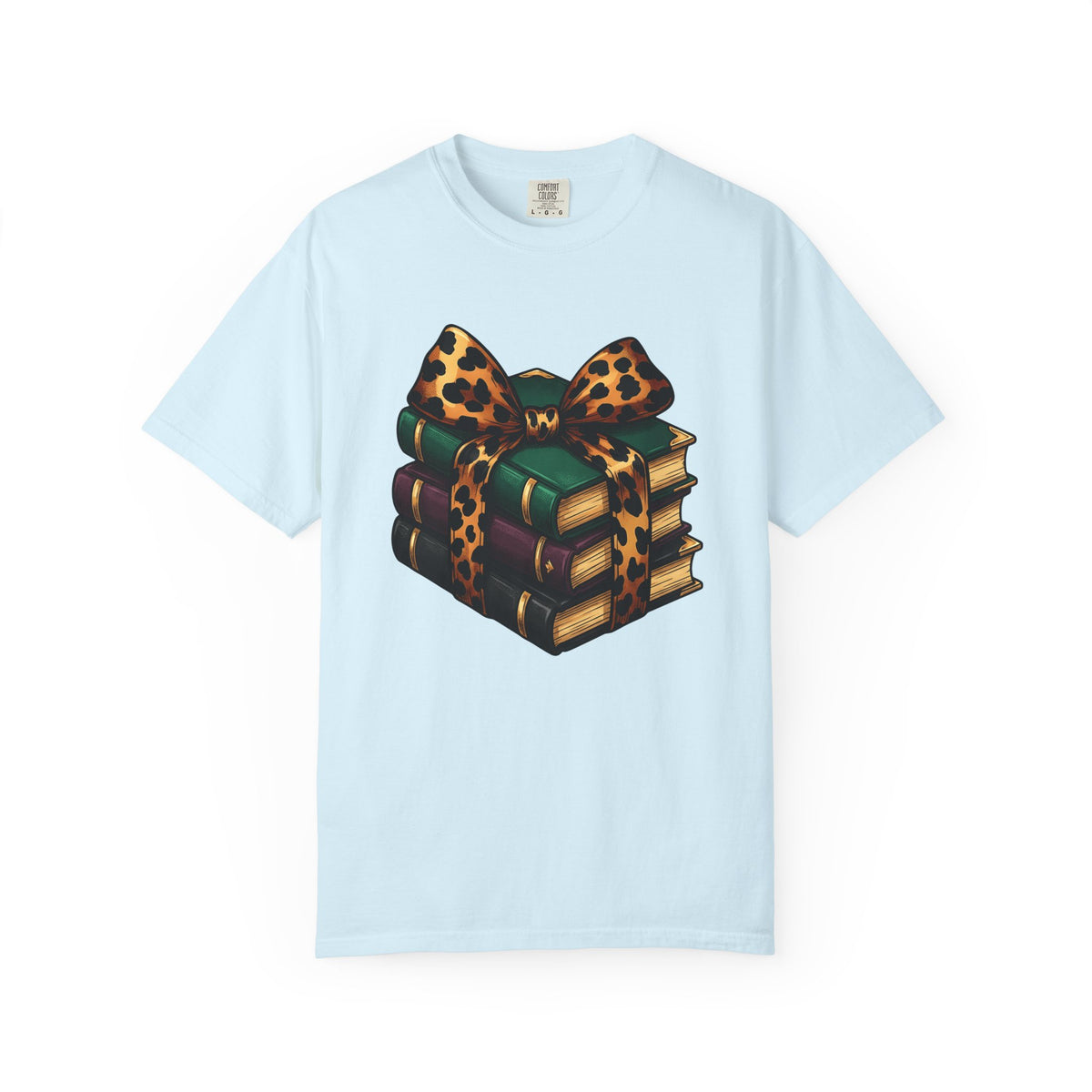 Stacked Volumes Shirt Halloween Sorcery Gift Women Modern Art Tee Stacked Books T-Shirt Horror Fan Contemporary Art Tshirt Magic Graphic