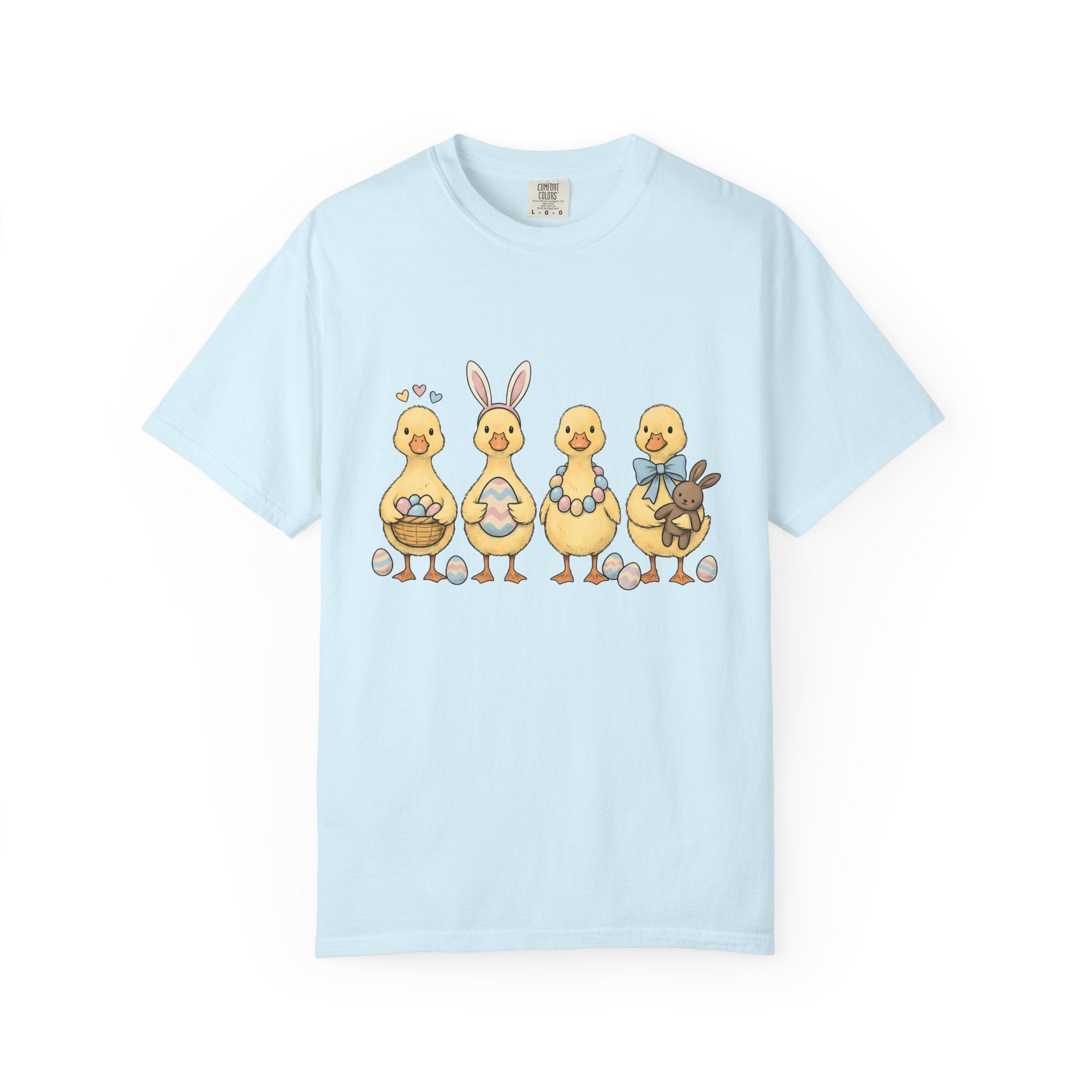 Baby Chicks Shirt Easter Wildlife Gift Women Kawaii Tee Chicks T-Shirt Easter Fan Chick Tshirt Animal Graphic Sketch Easter Eggs Tshirt