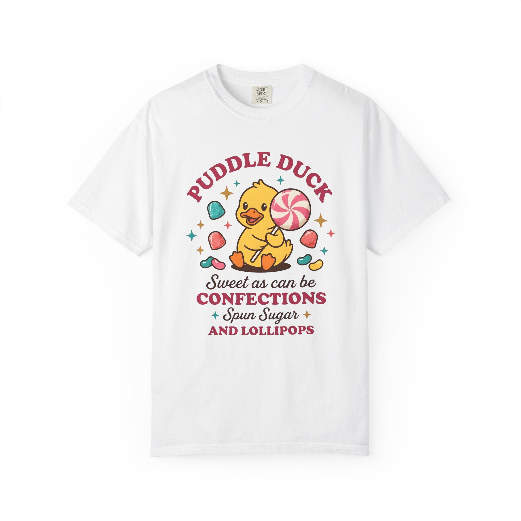 Duck Candy Shirt Easter Animal Gift Women Kawaii Tee Candy T-Shirt Easter Fan Cute Tshirt Creature Graphic Cartoon Jellybeans Tshirt