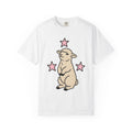 Lamb Illustration Shirt Easter Pet Gift Women Cute Tee Sheep T-Shirt Easter Fan Lamb Tshirt Animal Graphic Comic Star Shapes Tshirt