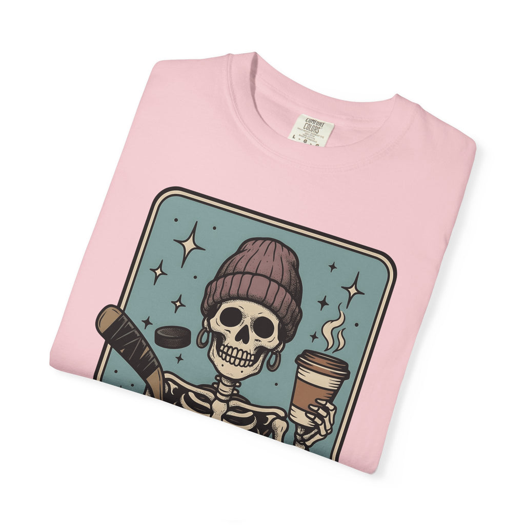Skeleton Hockey Shirt Moms Games Gift Women Illustrative Tee Hockey T-Shirt Mom Fan Hockey Art Tshirt Gaming Graphic Classic Coffee Mug