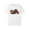 Fox Log Shirt Christmas Animal Gift Women Cartoon Tee Log T-Shirt Xmas Fan Comic Tshirt Wildlife Graphic Minimalist Holly Tshirt
