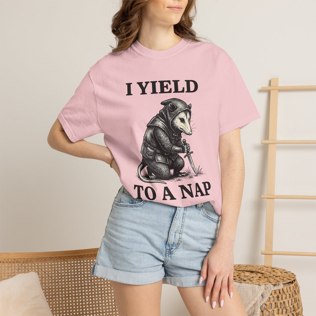 Opossum Warrior Shirt Animals Mythology Gift Women Renaissance Tee Possum T-Shirt Wildlife Fan Artistic Tshirt Legendary Graphic Retro Blade