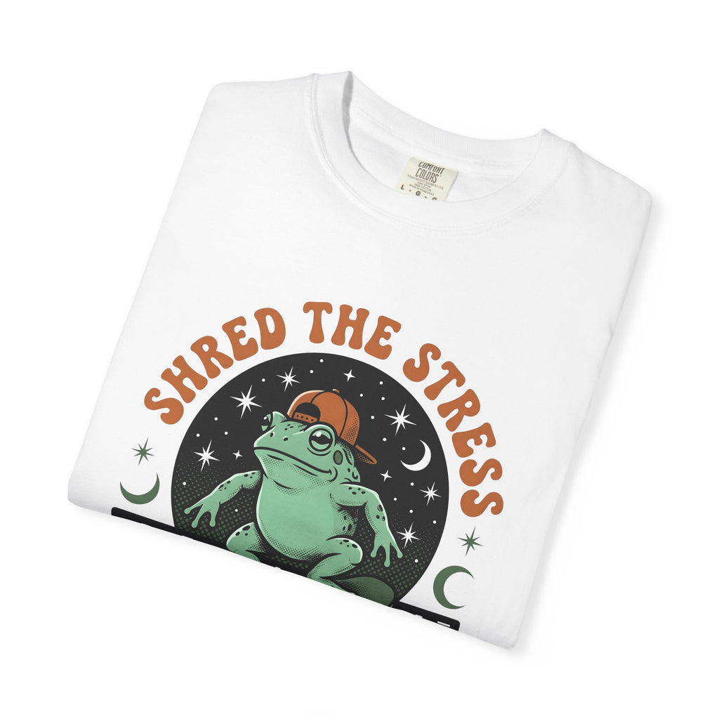 Frog Skateboard Shirt Sports Animal Gift Women Vintage Tee Skateboarder T-Shirt Athlete Fan Retro Graphic Tshirt Retro Stars Tshirt