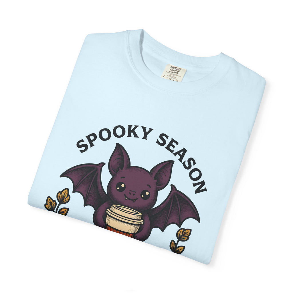 Bat Mug Shirt Halloween Espresso Gift Women Adorable Tee Mug T-Shirt Halloween Fan Coffee Tshirt Coffee Graphic Retro Foliage Tshirt