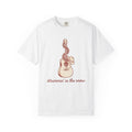 Guitar Wreath Shirt Christmas Music Gift Women Hand Drawn Tee Wreath T-Shirt Xmas Fan Illustrated Tshirt Musical Graphic Vintage Cowboy Hat