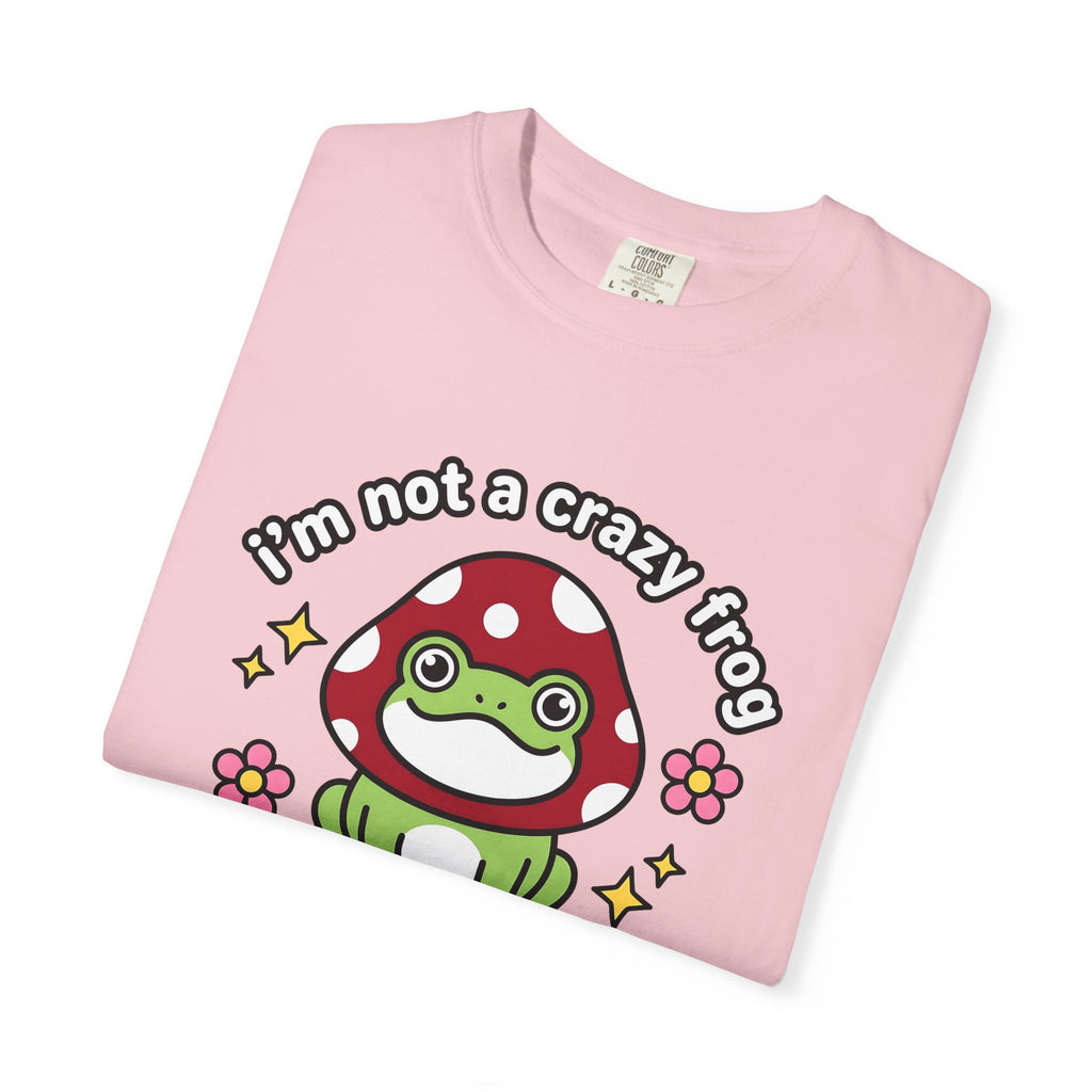 Amphibian Mushroom Shirt Funny Critter Gift Women Playful Tee Fungus T-Shirt Humor Fan Cartoon Tshirt Creature Graphic Illustrated Buds