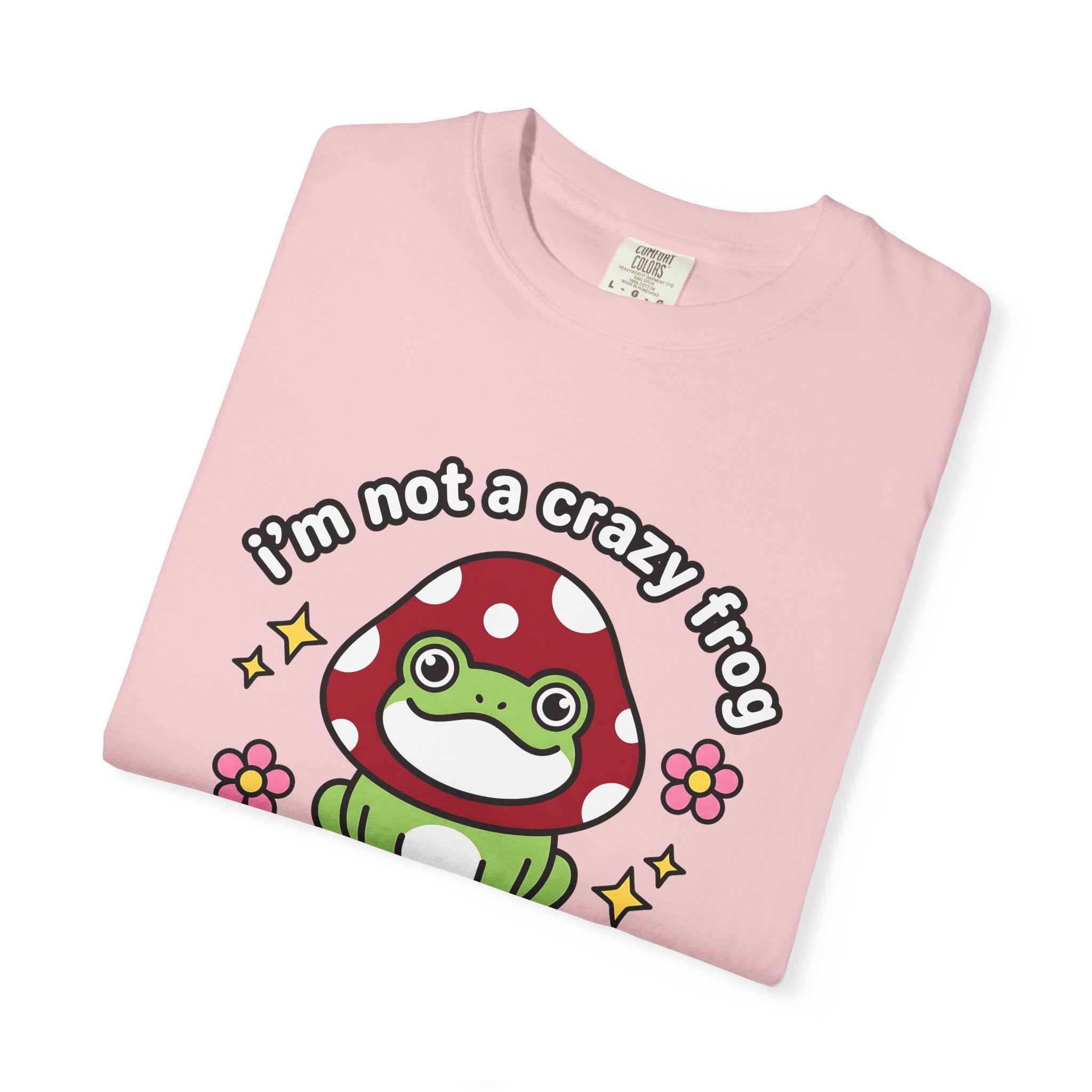 Amphibian Mushroom Shirt Funny Critter Gift Women Playful Tee Fungus T-Shirt Humor Fan Cartoon Tshirt Creature Graphic Illustrated Buds