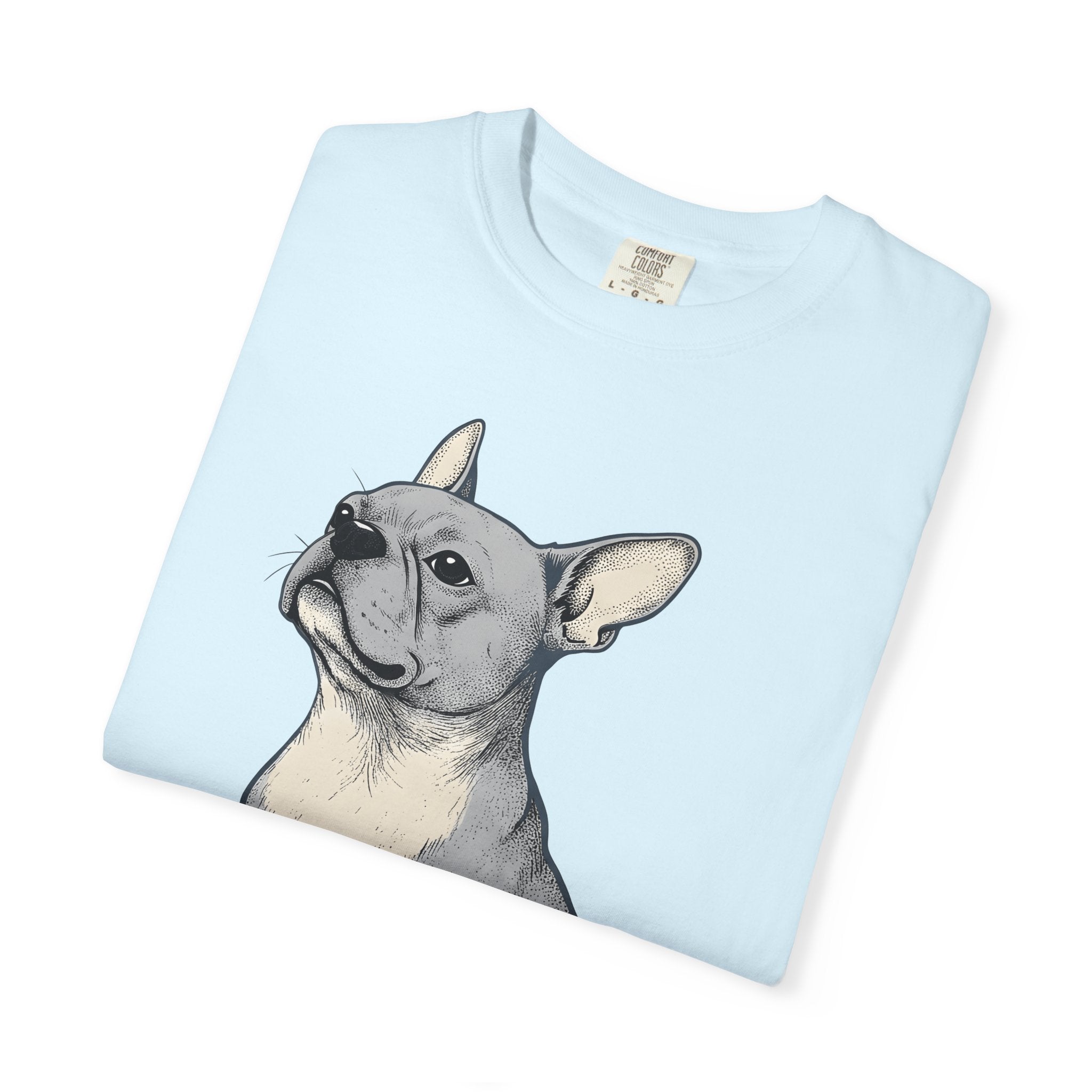 French Bulldog Shirt Dog Pets Gift Women Cartoon Tee Bulldog T-Shirt Dog Fan Pug Tshirt Animal Graphic Old School Resting Stance Tshirt