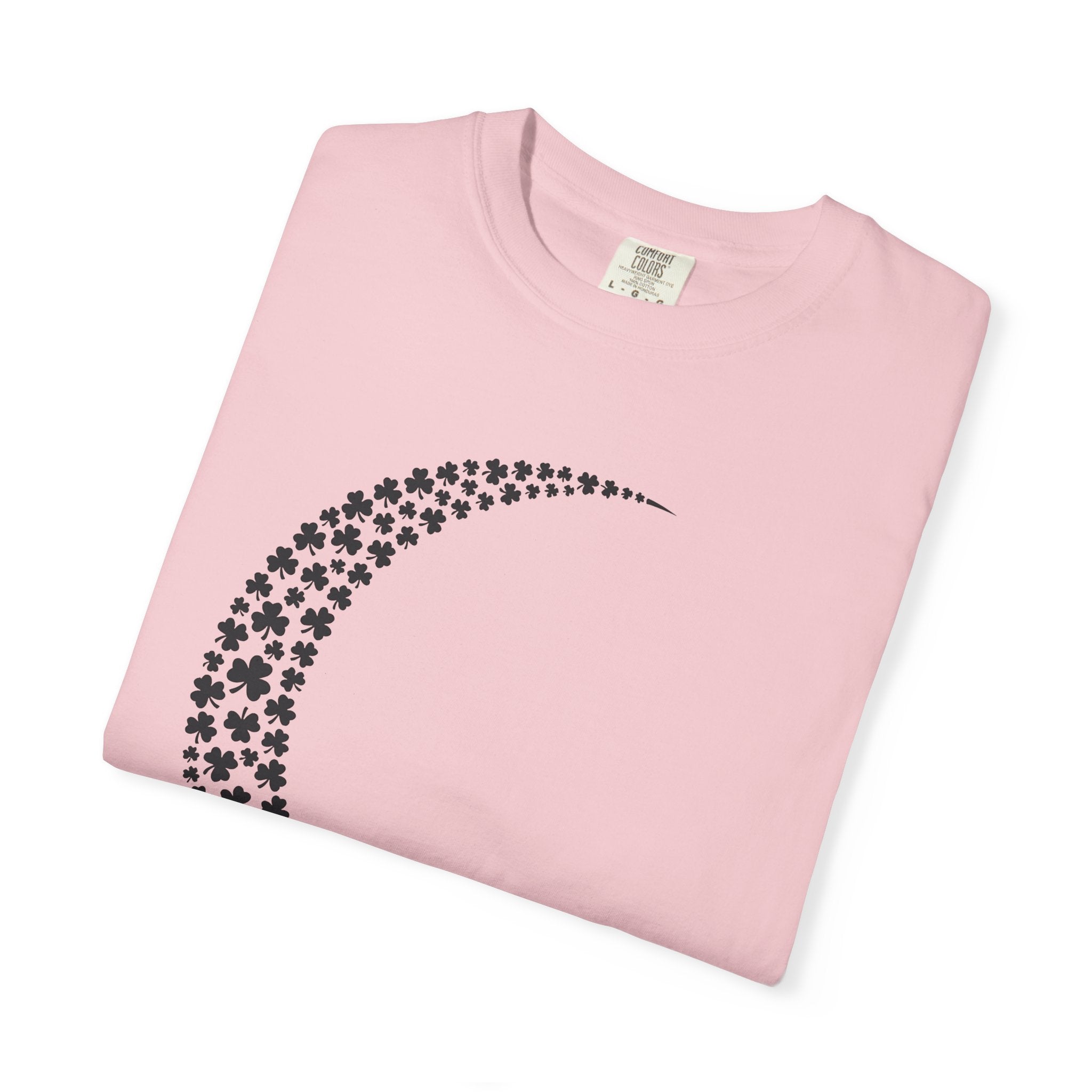 Lucky Moon Shirt St Patrick's Day Astronomy Gift Women Modern Tee Moonlight T-Shirt Shamrock Fan Contemporary Tshirt Galaxy Graphic Gypsy