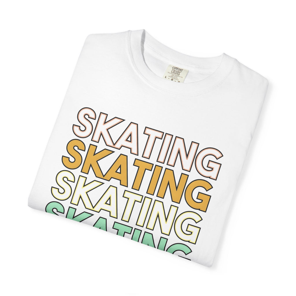 Inline Skating Text Shirt Skating Training Gift Women Vivid Tee Rollerblading T-Shirt Skater Enthusiast Vibrant Tshirt Conditioning Graphic
