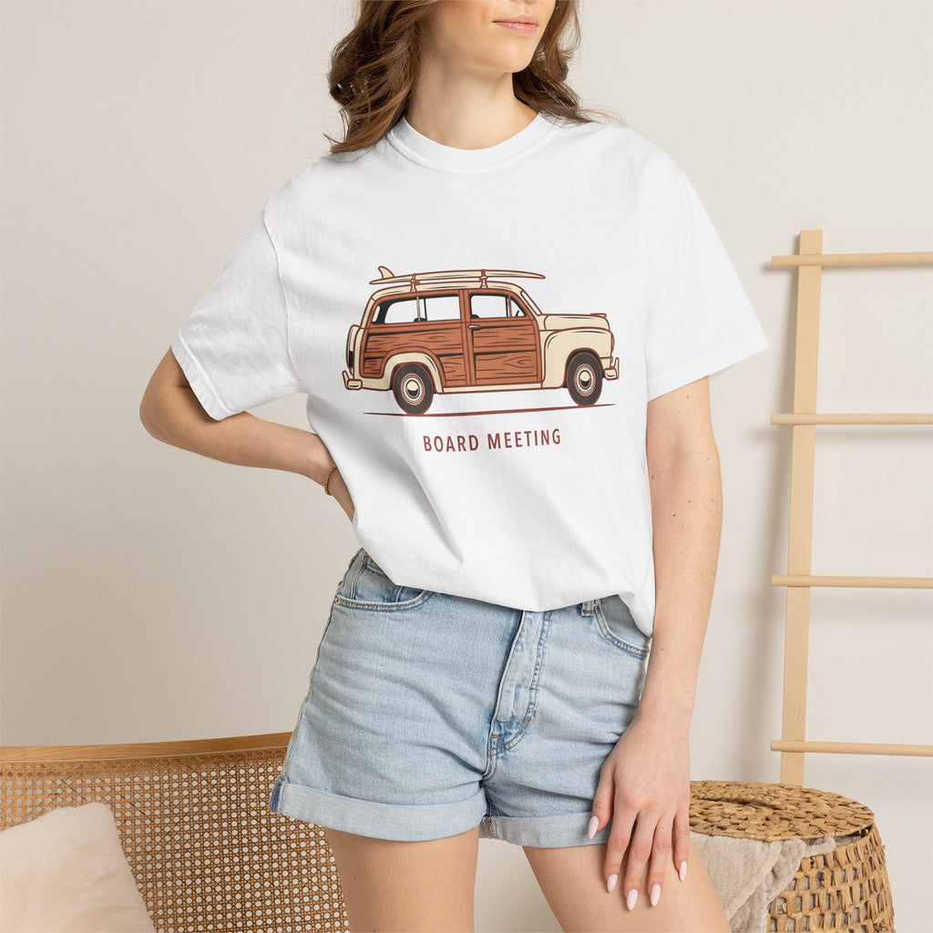 Surf Truck Shirt Surfing Coastal Gift Women Retro Tee Surfing Truck T-Shirt Surfer Fan Vintage Tshirt Beach Graphic Simple Longboard Tshirt