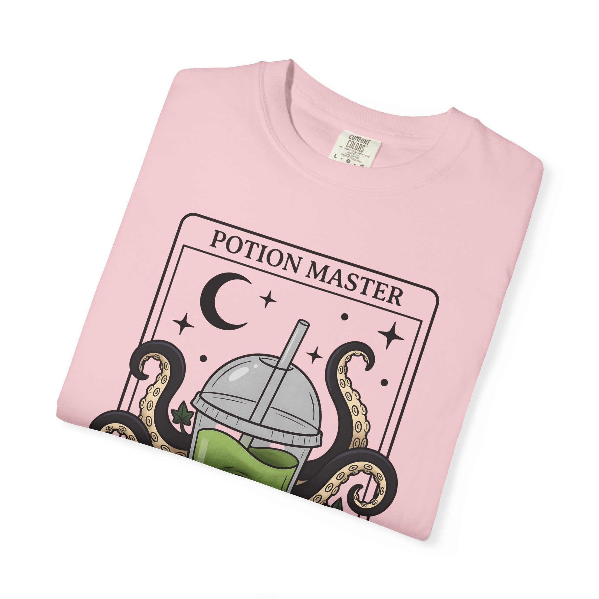 Matcha Drink Monster Shirt Boho Chic Occult Gift Women Gothic Tee Green Tea T-Shirt Bohemian Fan Dark Art Tshirt Mystical Graphic Tattoo