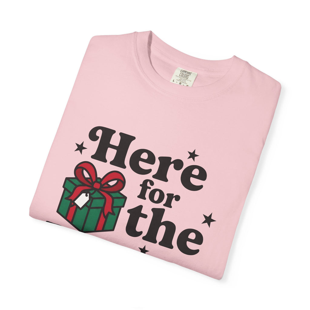 Present Box Shirt Holiday Xmas Gift Women Fun Tee Gift Box T-Shirt Christmas Fan Present Graphic Vintage Sparkles Tshirt