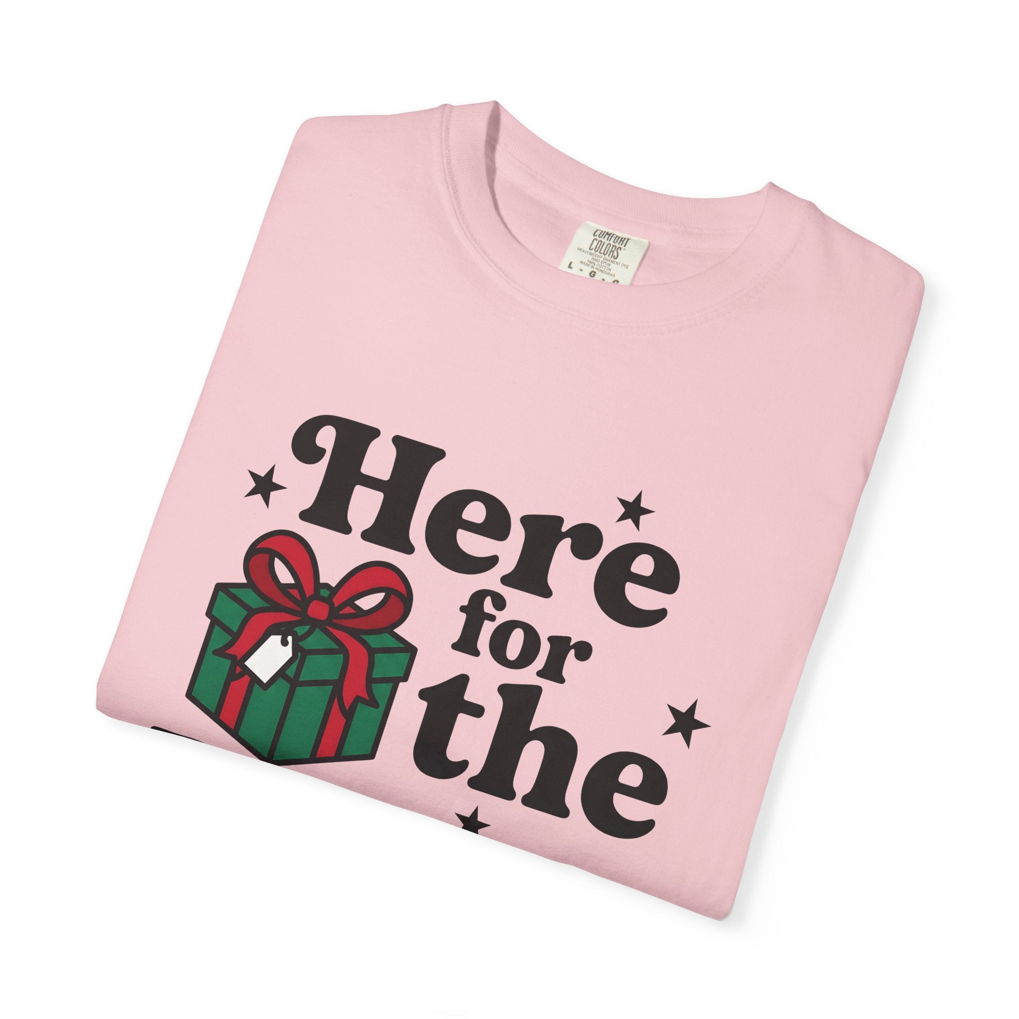 Present Box Shirt Holiday Xmas Gift Women Fun Tee Gift Box T-Shirt Christmas Fan Present Graphic Vintage Sparkles Tshirt