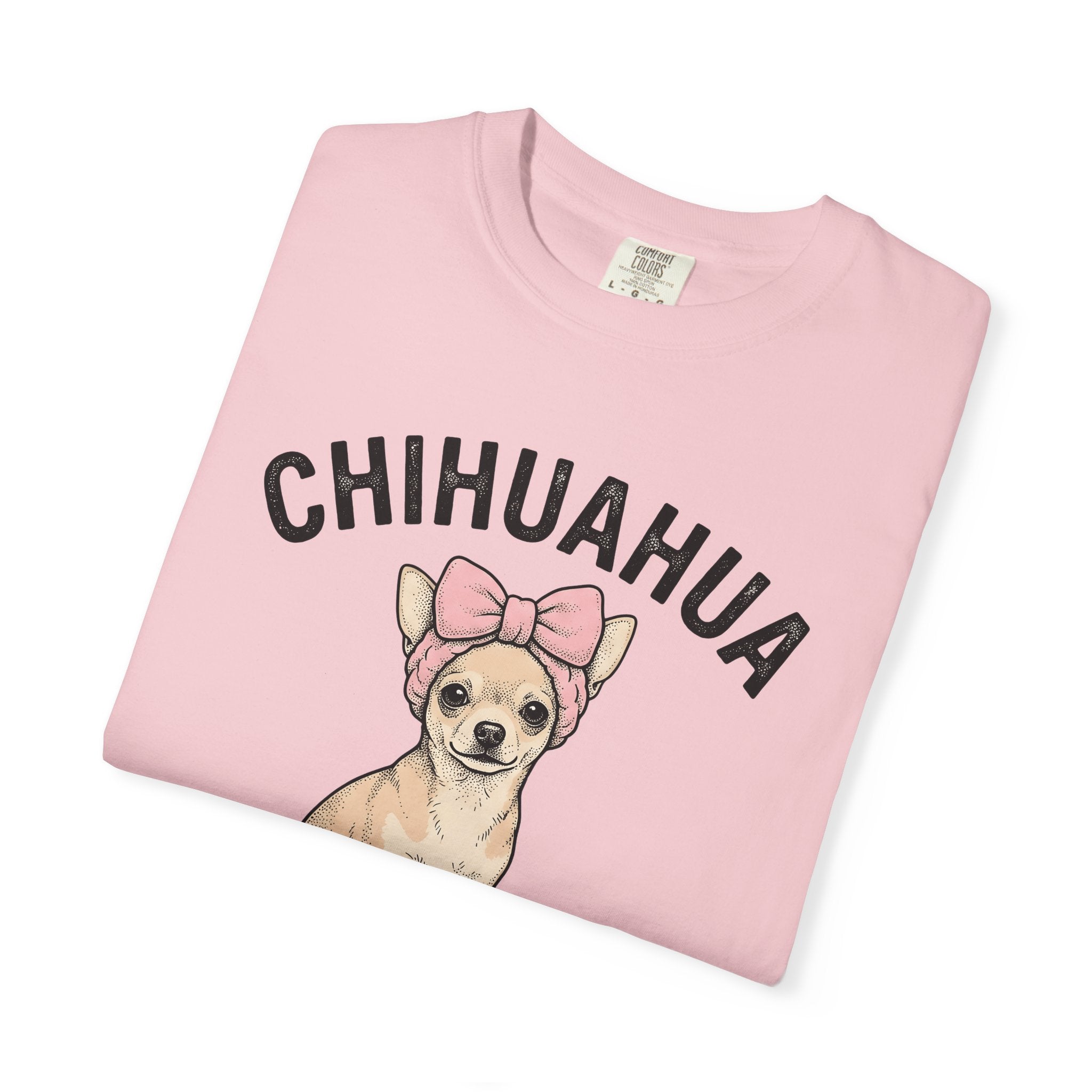 Tiny Chihuahua Shirt Dog Cafe Gift Women Line Art Tee Puppy T-Shirt Dog Fan Minimalist Tshirt Coffee Graphic Classic Coffee Mug Tshirt