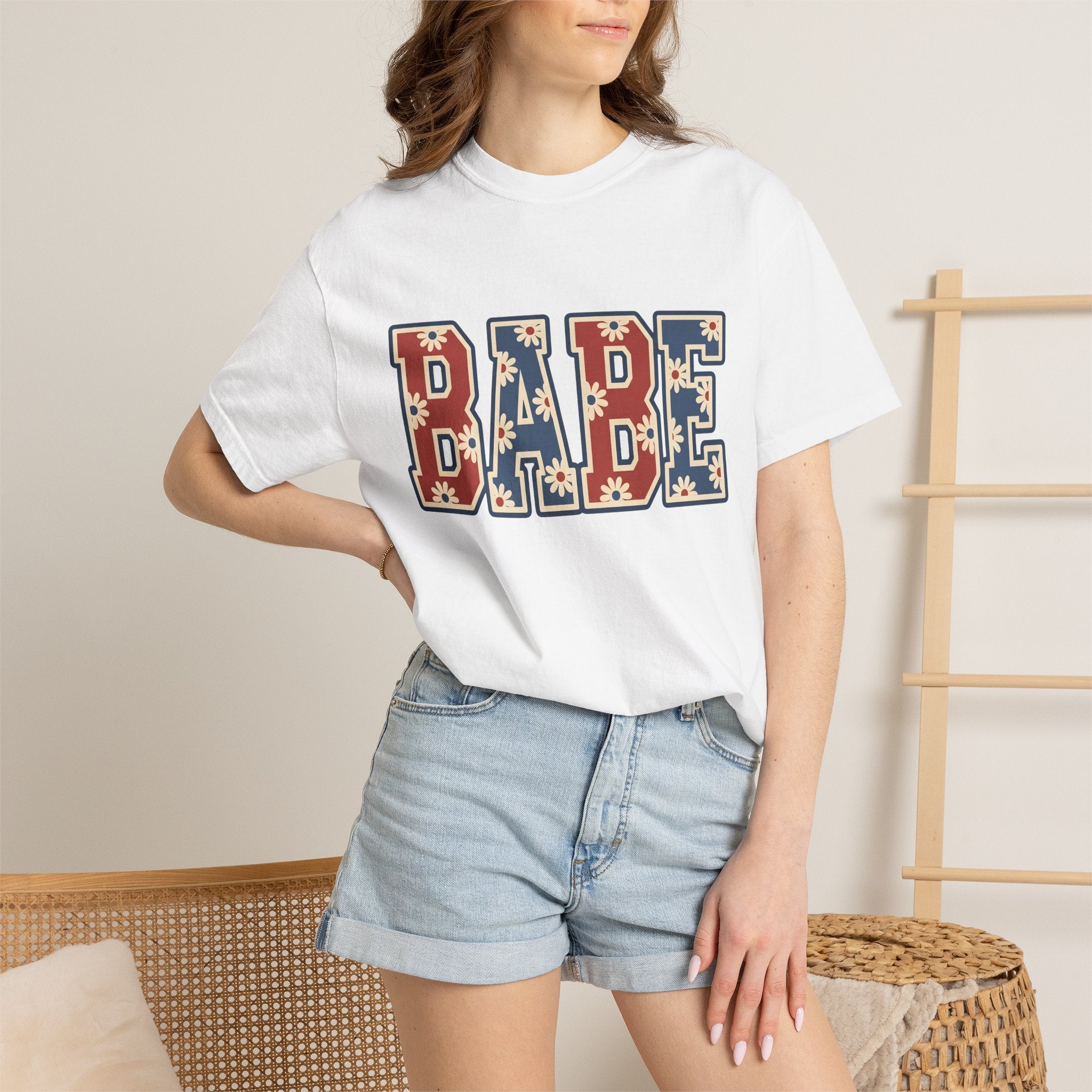 Large Bloom Text Shirt America/4th Of July Independence Gift Women Antique Tee Typography T-Shirt Patriotic Fan Vintage Tshirt Liberty