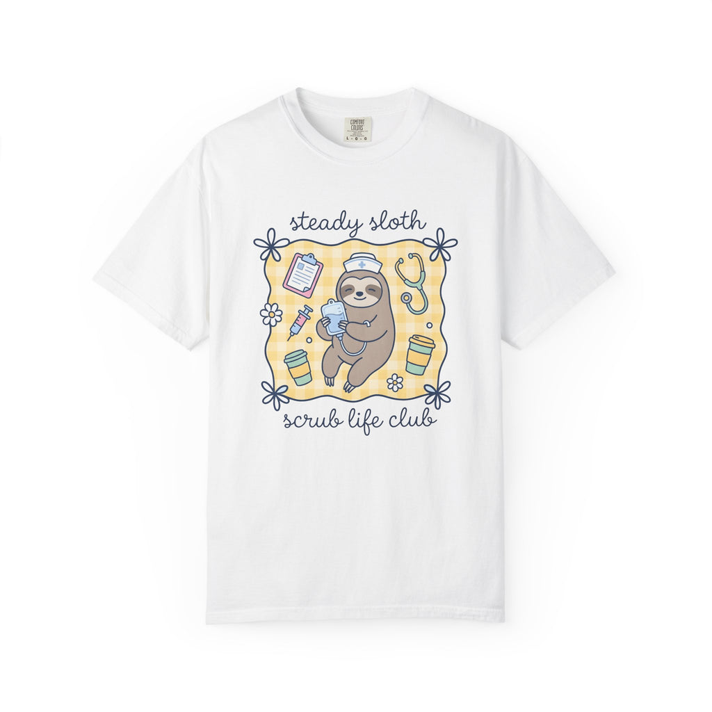 Sloth Nurse Shirt Nurses Pets Gift Women Playful Tee Sloth T-Shirt Nurse Enthusiast Funny Tshirt Animal Graphic Tshirt Funny Health