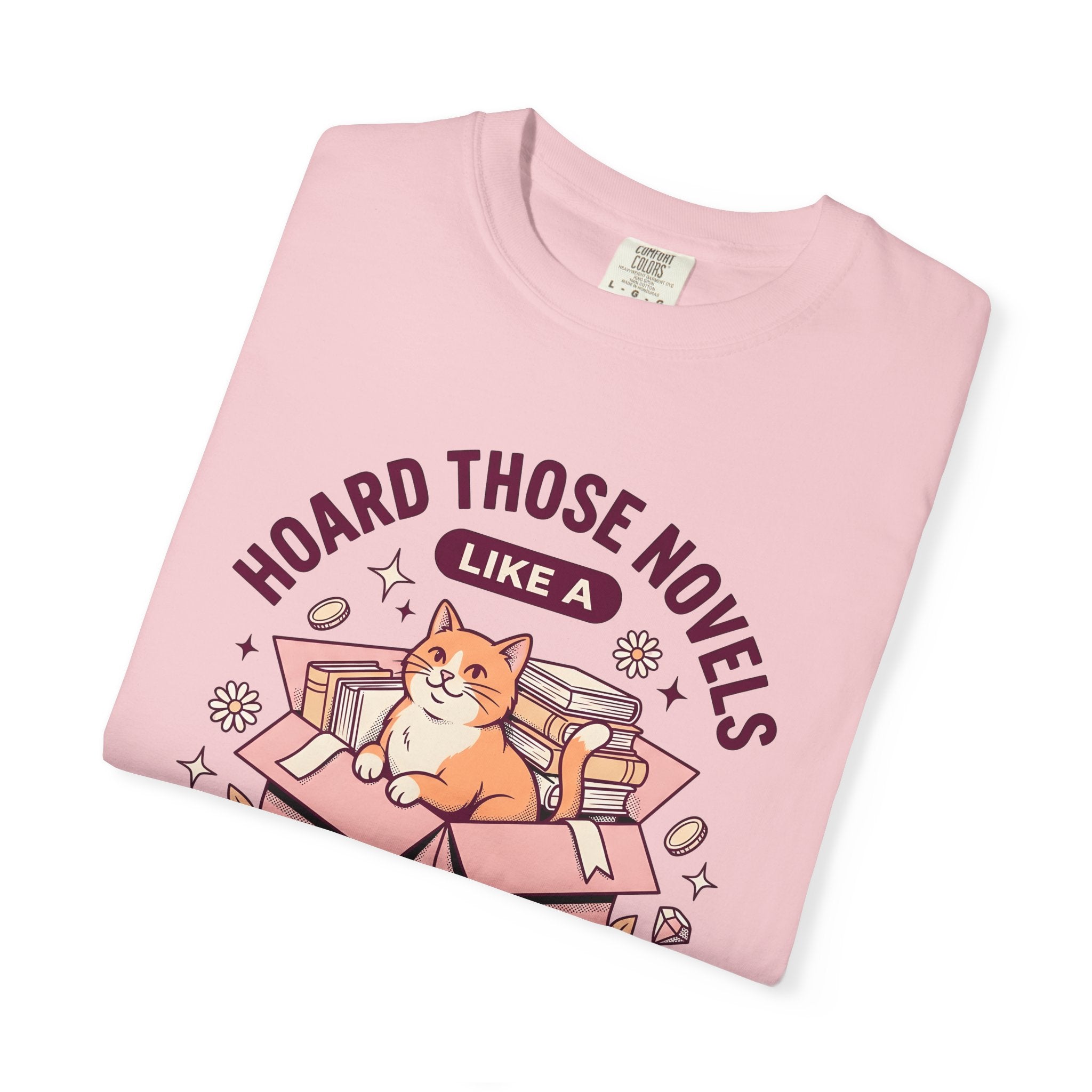 Cat Box Shirt Cat Reading Gift Women Cartoon Tee Litter Box T-Shirt Cat Fan Feline Tshirt Book Graphic Vintage Books Tshirt
