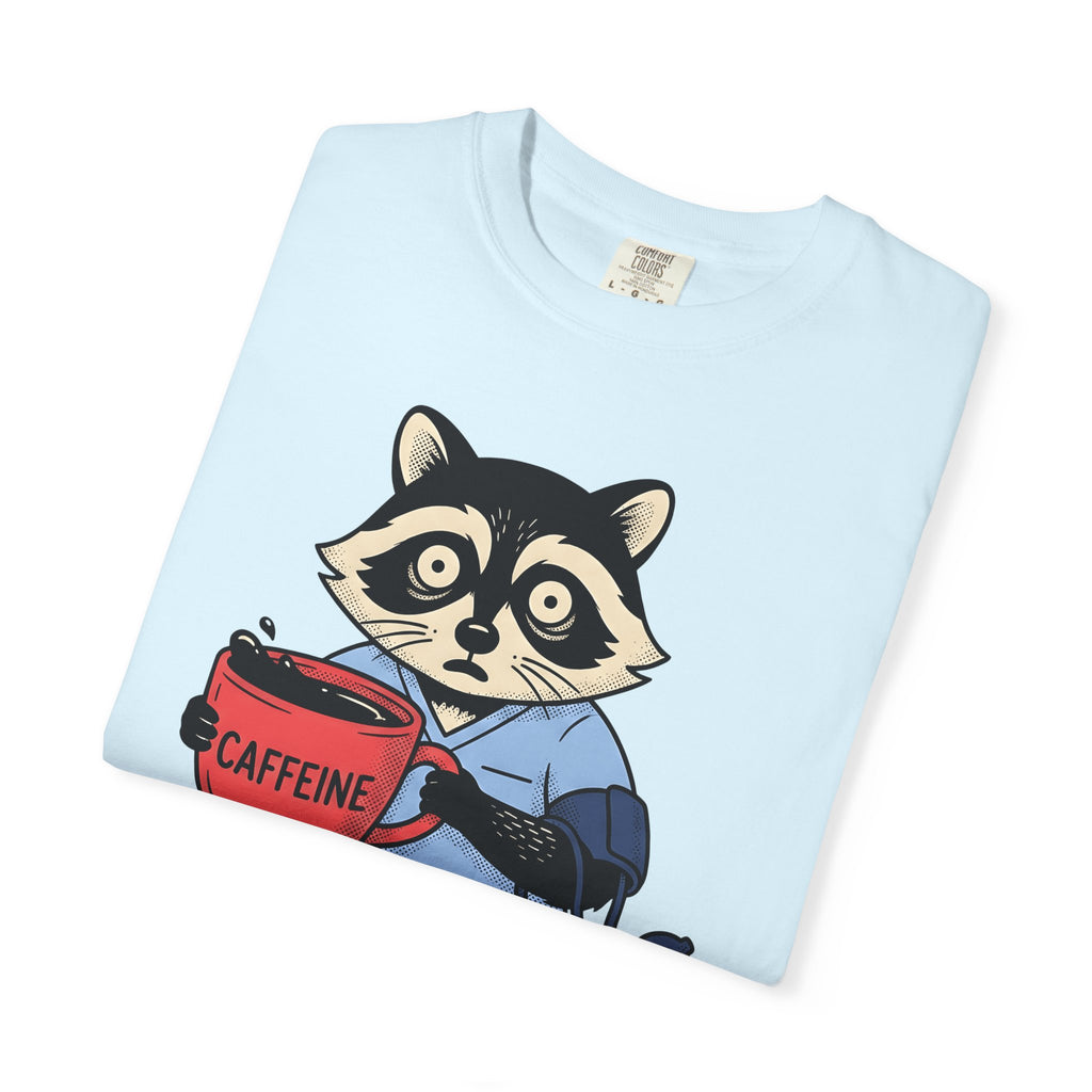 Raccoon Mug Shirt Nurses Wildlife Gift Women Comic Tee Raccoon T-Shirt Nurse Enthusiast Cartoon Tshirt Animal Graphic Vintage Nurse Uniform