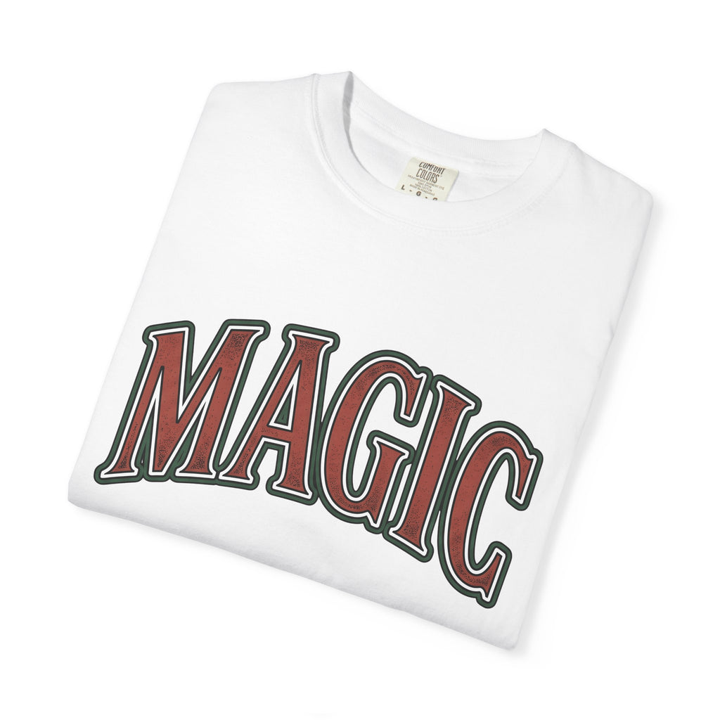 Curved Vintage Lettering Shirt Christmas Seasonal Gift Women Retro Tee Typography T-Shirt Xmas Fan Vintage Tshirt Holiday Graphic Simple