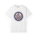 Peace Symbol Shirt 4th Of July Celebration Gift Women Retro Tee Peace Sign T-Shirt Fireworks Fan Vintage Tshirt Party Graphic Sketch Star