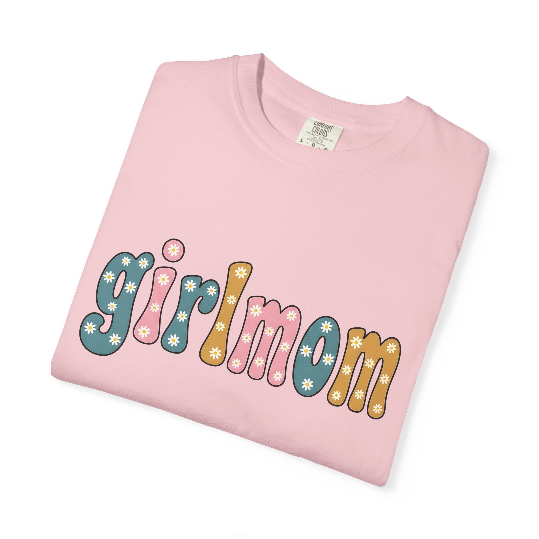 Flower Lettering Shirt Mom Relatives Gift Women Whimsical Tee Typography T-Shirt Motherhood Fan Handlettered Tshirt Family Graphic Vintage