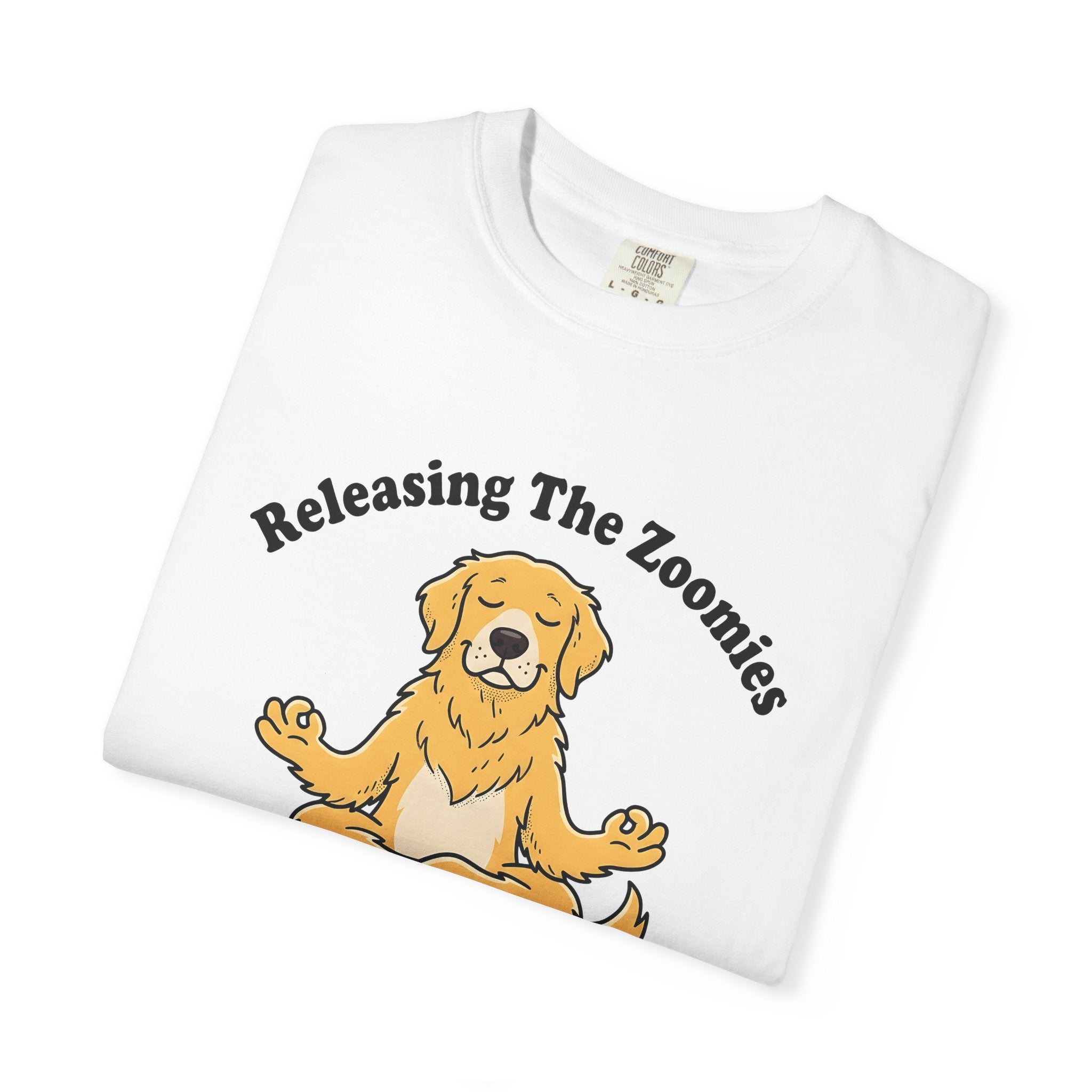 Zen Dog Shirt Yoga Fitness Gift Women Illustration Tee Puppy T-Shirt Fitness Enthusiast Drawing Graphic Workout Doodle Yoga Pose Tshirt