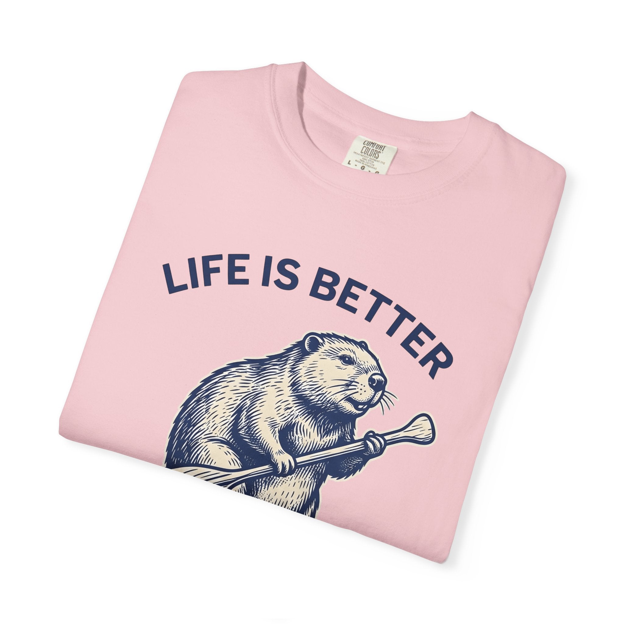 Beaver Oar Shirt Sports & Activities Hiking Gift Women Retro Tee Paddle T-Shirt Athlete Enthusiast Vintage Tshirt Trekker Graphic Sketch