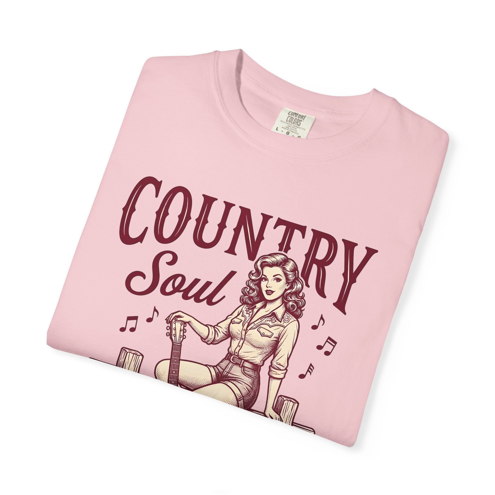 Cowgirl Guitar Shirt Cowgirl Band Gift Women Classic Tee Guitarist T-Shirt Cowboy Fan Vintage Tshirt Music Graphic Cartoon Petal Tshirt