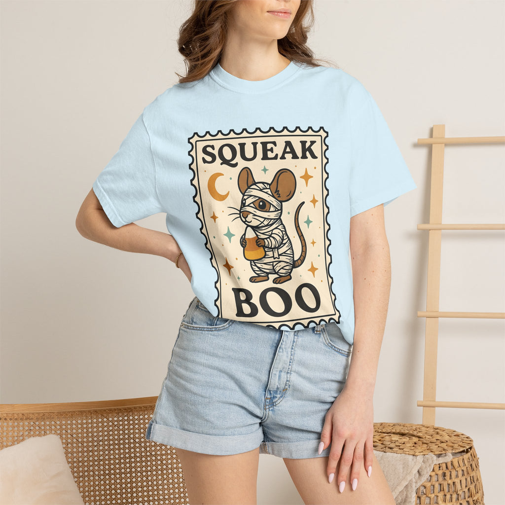 Mummy Mouse Shirt Halloween Wildlife Gift Women Charming Tee Mouse T-Shirt Halloween Fan Rodent Tshirt Wildlife Graphic Classic Candy Corn