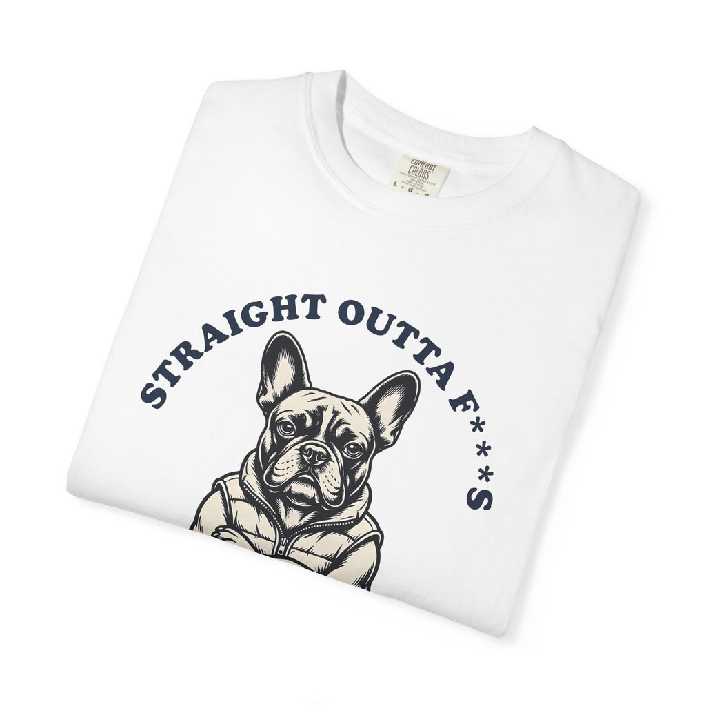 French Bulldog Shirt Dog Joke Gift Women Illustration Tee Bulldog T-Shirt Dog Fan Artistic Tshirt Humor Graphic Classic Vest Tshirt