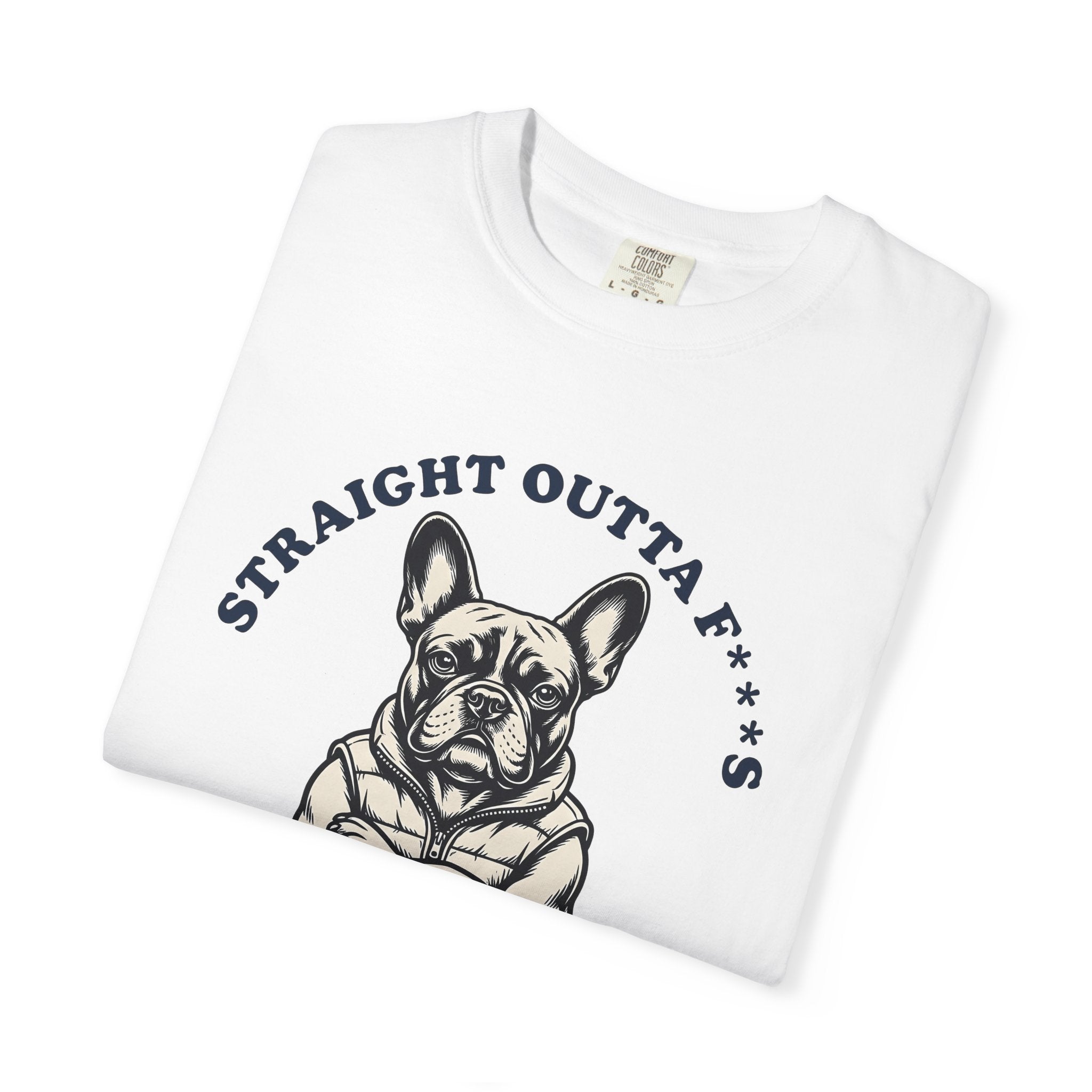 French Bulldog Shirt Dog Joke Gift Women Illustration Tee Bulldog T-Shirt Dog Fan Artistic Tshirt Humor Graphic Classic Vest Tshirt