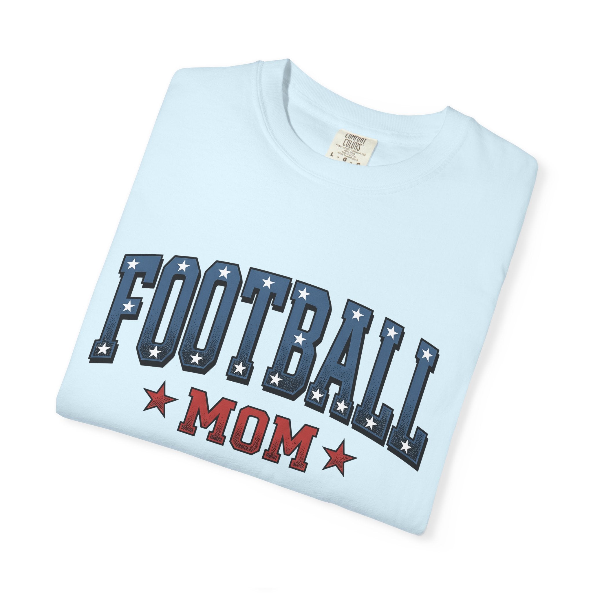 Football Stars Shirt Moms Sports Gift Women Varsity Tee Soccer Players T-Shirt Mom Fan Athletic Graphic Illustration Vintage Design Retro