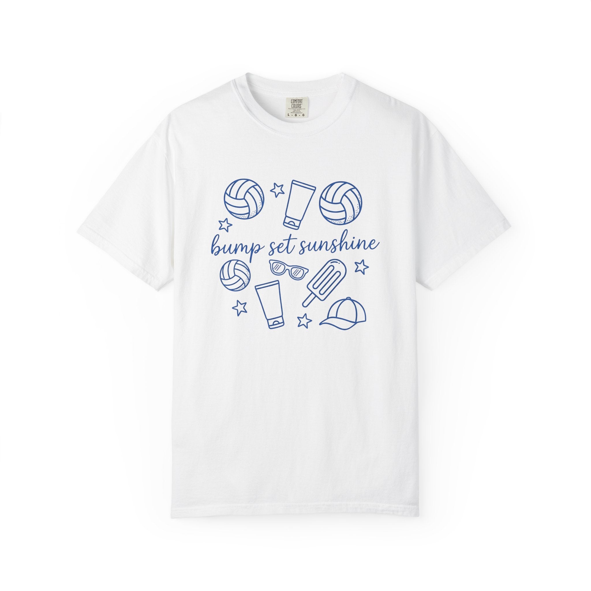 Volleyball Shirt Sports Vacation Gift Women Outline Tee Volleyball T-Shirt Athlete Fan Minimalist Tshirt Travel Graphic Simple Shades Tshirt
