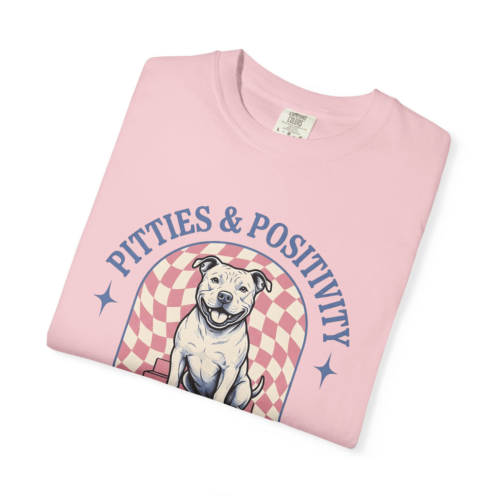 Pit Bull Dog Shirt Dog Foster Gift Women Antique Tee Bulldog T-Shirt Dog Fan Patterened Tshirt Foster Care Graphic Old School Gingham