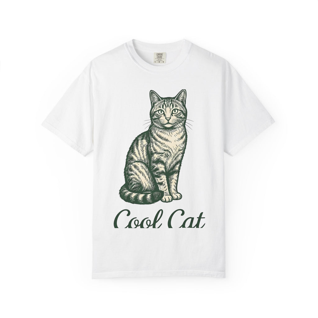 Orange Cat Shirt Cat Wildlife Gift Women Retro Tee Kitty T-Shirt Cat Fan Vintage Tshirt Wildlife Graphic Doodle Tiger Stripes Tshirt