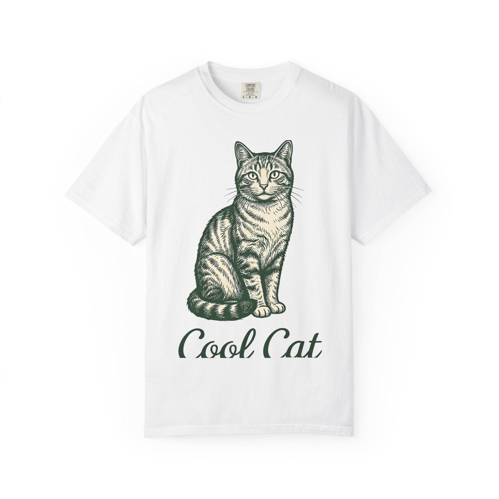 Orange Cat Shirt Cat Wildlife Gift Women Retro Tee Kitty T-Shirt Cat Fan Vintage Tshirt Wildlife Graphic Doodle Tiger Stripes Tshirt